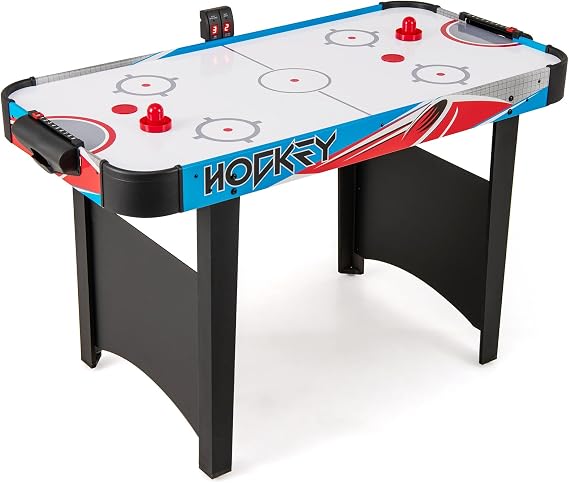 COSTWAY 48 inch Air Hockey Table, 12V Powered Arcade Game Table