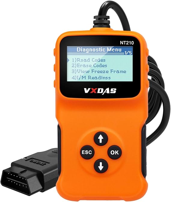 OBD2 Scanner, OBD2 Reader, OBD II Scanner, Fix Car Diagnostic Tool, Code Reader for Cars and Trucks, Classic Enhanced Universal Engine Fault Car Diagnostic Scan Tool of All CAN Fault Car After 1996