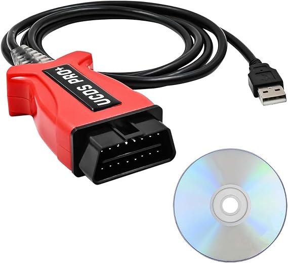 V1.27.001 UCDS Compatible For FordUCDS Pro+ Full ActivatedSW 1.27 With 35 Tokens Auto Car OBD2 Scanner Cable Adapter Obd2 Adapters Plastic Material Testedproduct Plastic Black Diagnostic Cable Car