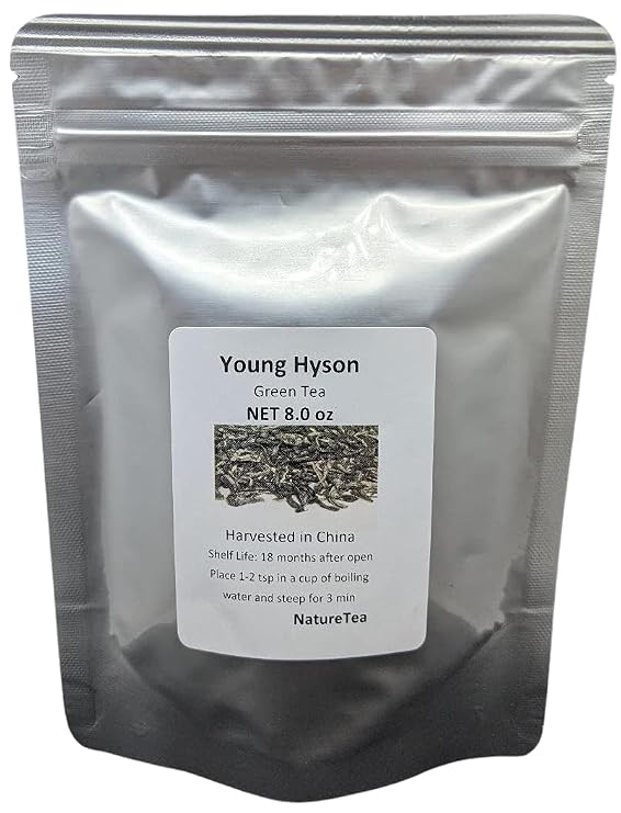 Young Hyson Green Tea - Loose Leaf from 100% Nature (1 oz)