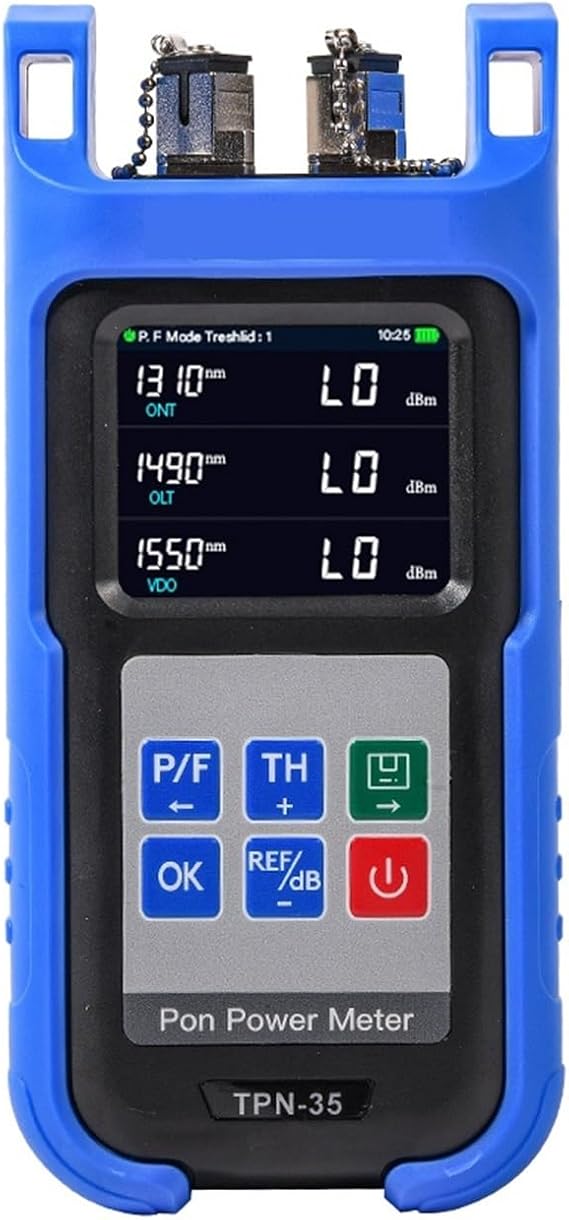 Optical Power Meter, 1310/1490/1550nm PON Optical Power Meter, Orientek TPN-35 PON Network Tester, Fiber Optic Power Meter, OTDR Tester SC/UPC