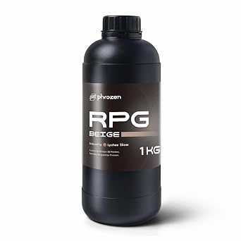 phrozen 3D Printer Rapid Resin [RPG], Low Shrinkage Superior Precision Smooth Surface Finish, 405nm LCD UV-Curing Photopolymer Resin, Beige (1KG)