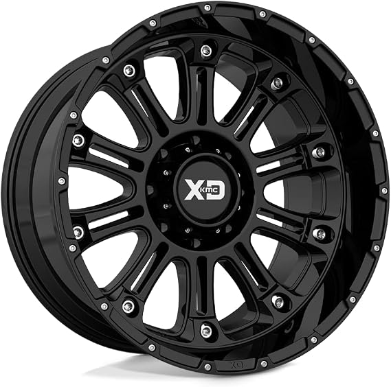 17x9 XD 829 Hoss 2 Gloss Black 5x127 Offset -12 Wheels Rims XD82979050312N