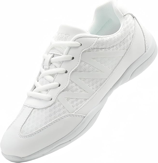 Black White Cheer Shoes Girls Women Cheerleading Dance Sneakers