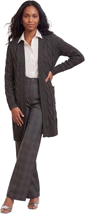 Jessica London Cable Duster Sweater | Women's Plus Size