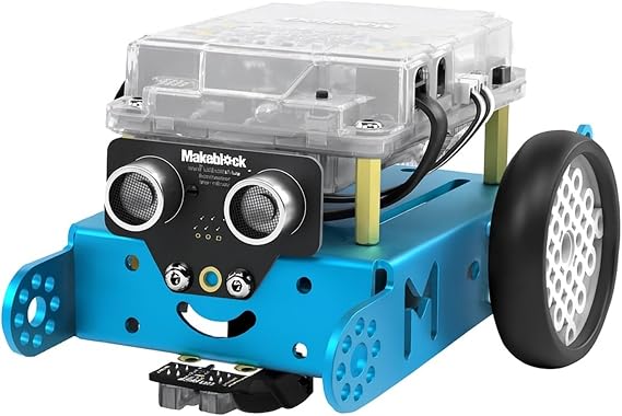 Makeblock mBot Programming Robot Toy Kit, STEM Educational Toy, Scratch Arduino, Robotic Engineering for Beginners, Electronics, Coding Programming, Studying, Gift for Kids Ages 8 and Up
