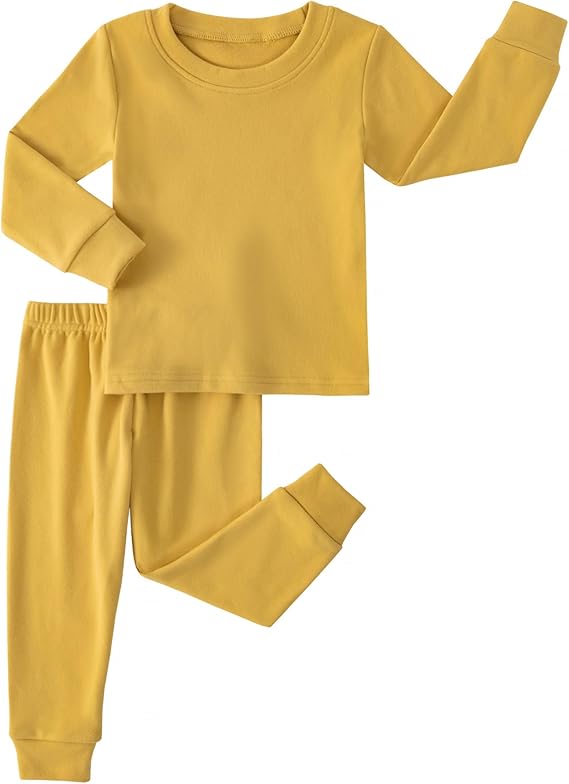 Kids Thermal Underwear Set Toddler Winter Base Layer Ultra Soft Long Johns for Little Big Boys Girls 2-8Yrs