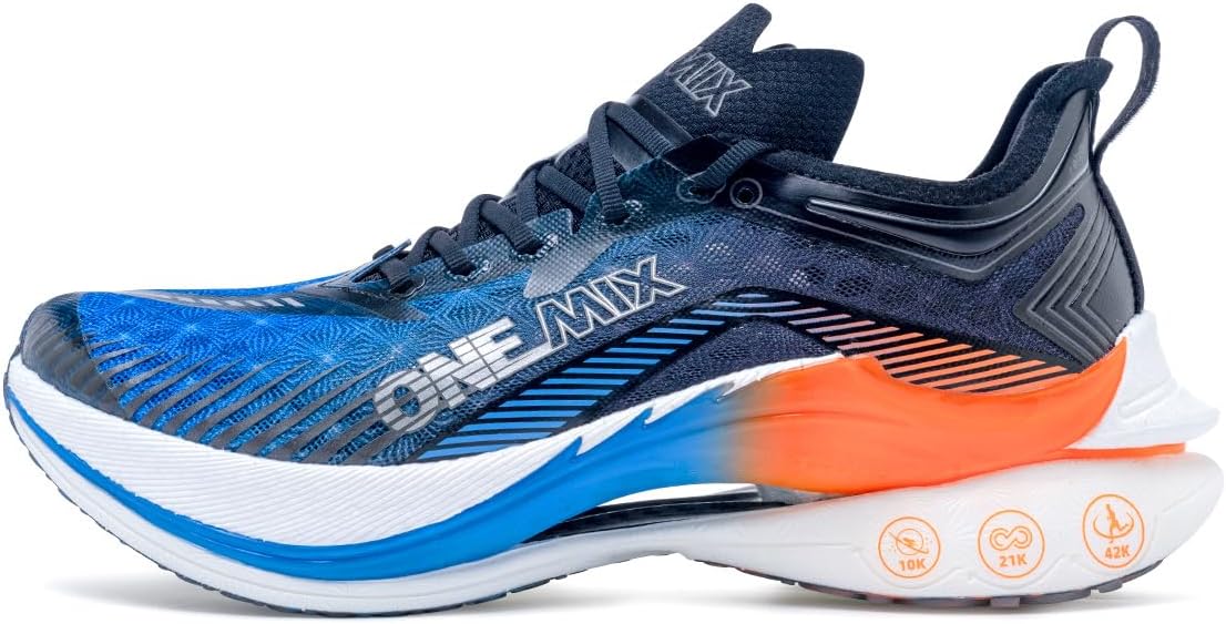 ONEMIX T700 Carbon Plate Marathon Running Racing Shoes Men Professional Stable Supp ort Shock-Relief Ultra-Light Rebound Sneakers