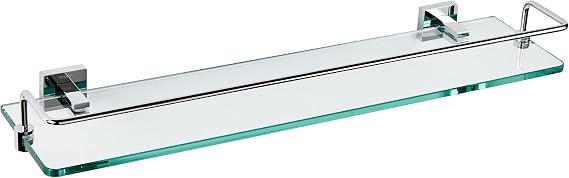 Kraus Bathroom Accessories - Shelf with Railing in Chrome