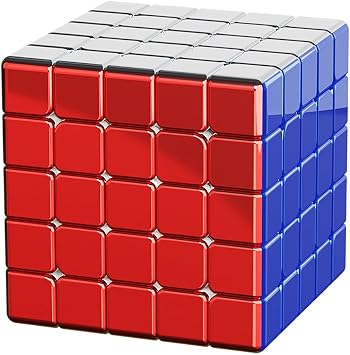 Willking ShengShou Legend 5x5 Metallic Speed Cube Metallic 5x5x5 Magic Cube Puzzle