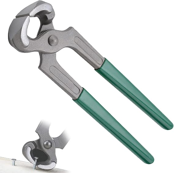 Carpenter's Pincers, 201mm End Cutting Pliers, Top Cutting Pliers Heavy Duty Nail Puller Tool with Comfort Grips,12pieces
