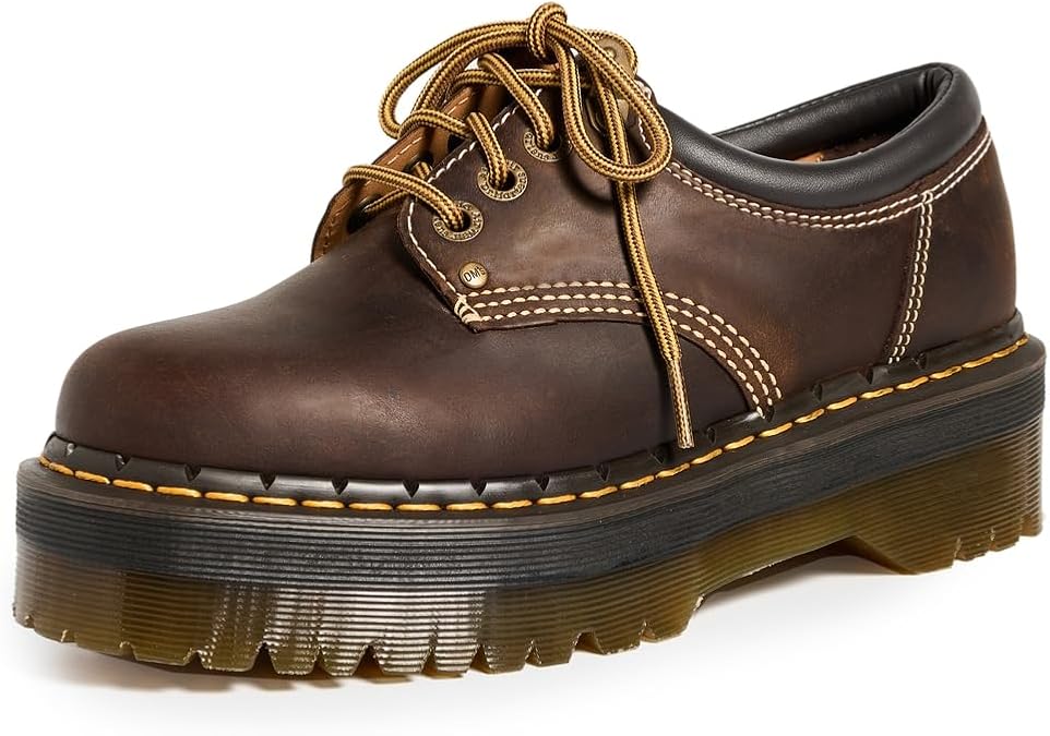 Dr. Martens Men's 8053 Quad Leather Platform Shoes
