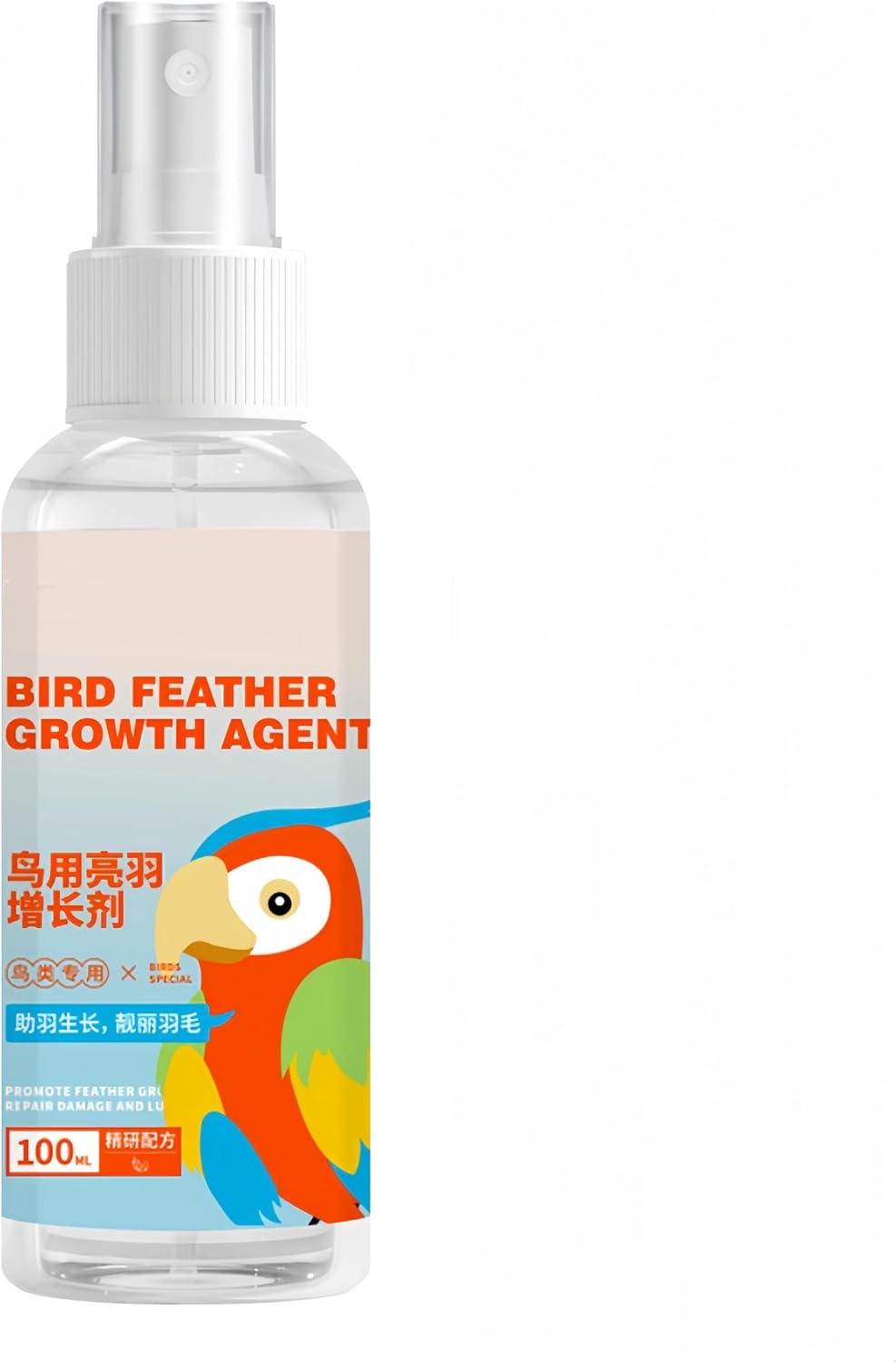 Enriched Formula Bird Spray for Enhanced Feather Health - Avian External Spray Solution (100ML)