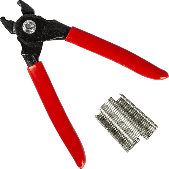 BROWIN Wurstclipper Wurstklipper 313313 Handklipper + 60 Clips im Set zum professionellen Verschliessen von Würsten mit Kunst- oder Naturdarm