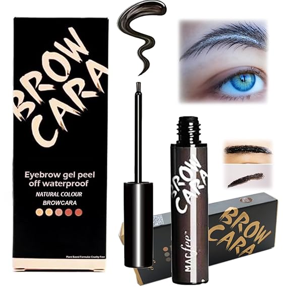 2023New-Tattoo Peel Off Eyebrow Gel-There are Five Colors.Eyebrow Tattoo Peel Off, Tattoo Gel Brow Stain, For Fuller & Defined Looking Brows. Last Up to 3-7 DaysGray Black
