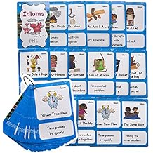 Richardy 33 Idioms English Proverb Idioms Flashcards Pocket Card Educational Learning Toys Kindergarten Supplies