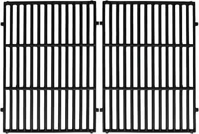 JCLMER Genesis II Grill Grate Replacement Parts for Genesis ii E-310S-310, ii E-325, ii E-335S-335, ii SE-335SE-310, Cast Iron 66095 Cooking Grates for Genesis II LX 300 Series, Weber 66802,66805