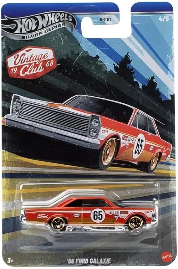 Hot Wheels VİNTAGE Arabalar Özel Seri 65 FORD GALAXIE JKY29 - HRT81