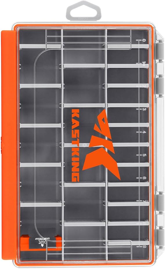 KastKing HyperSeal Waterproof Tackle Box, 3600 Tackle Trays