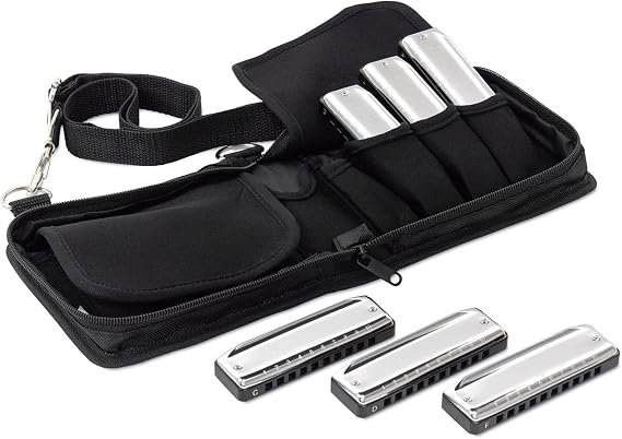 Suzuki MR-250-SN Bluesmaster 6-Piece Harmonica Set