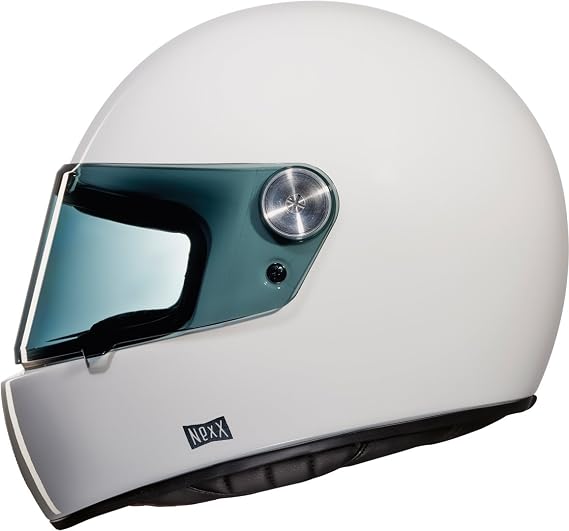 NEXX X.G100 Purist Plain White Motorcycle Helmet (S)