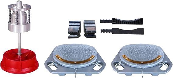 Portable Bubble Wheel Balancer Tire Balancer Car Wheel Alignment Turntable Turn Plates Tire Repair Tools