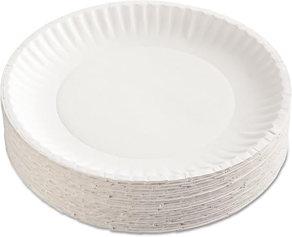 AJMCP9GOEWH - Gold Label Coated Paper Plates