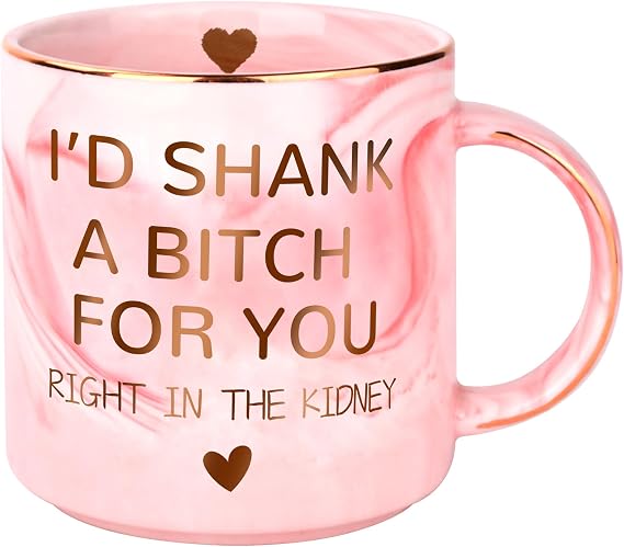 Birthday Gifts 12oz Funny Coffee Mug for Women Best Friends Sisters Besties