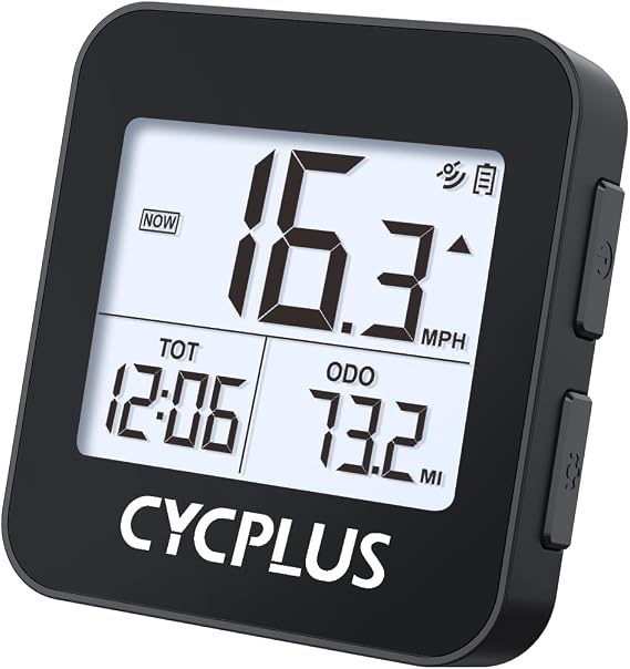 CYCPLUS Wireless GPS Bike Computer G1, 70g, 2.0" Screen, IPX6, 1200mAh
