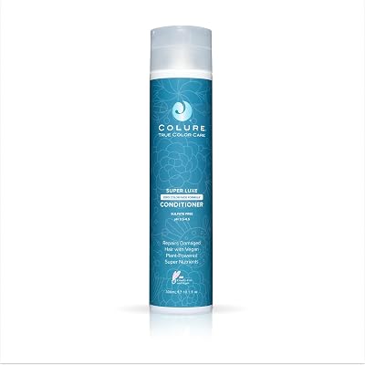 COLURE Super Luxe Conditioner 10 oz - Deep Nourishing Treatment for Aging Thick Coarse Curly Hair Anti Frizz Care