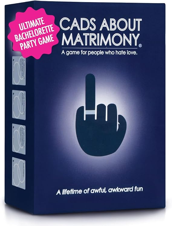 Fun Adult Matrimony Card Games for Couples, Date Nights, Adult Party Games for 4+ Players | Bachelor/Bachelorette, Weddings & Gifts | Ages 17+