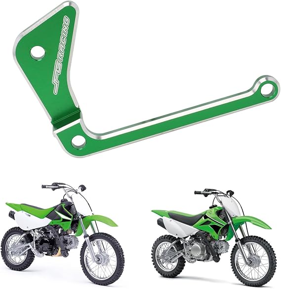 JFG RACING KLX 110 Case Saver,Dirt Bike Engine Case Saver Guard Protection CNC for KLX 110 KLX 110L 2002-2023 DRZ 110 2003-2006 Green