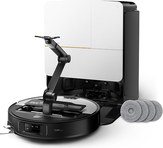 roborock Saros Z70 Robot Vacuum Cleaner with 4Pcs Mop Cloths