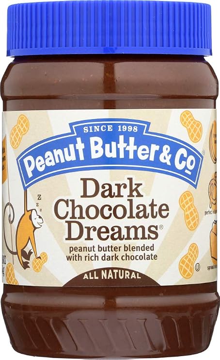 Peanut Butter & Co., Peanut Butter Blended With Rich Dark Chocolate, Dark Chocolate Dreams, 16 oz (454 g) (Pack of 3)