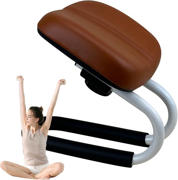 Adjustable Meditation Stool, Height Kneelers with Sponge Cushion, Prayer Bench, Metal Frame Yoga Stooll Height, Hip Support Meditation Accessories, Portable Chair, for Praying, Meditations