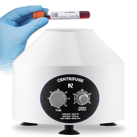 NEWTRY Electric Centrifuge Machine Desktop Lab Benchtop Centrifuges