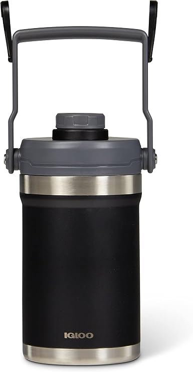 Igloo 1/2 GAL Black Stainless Steel Sport Jug