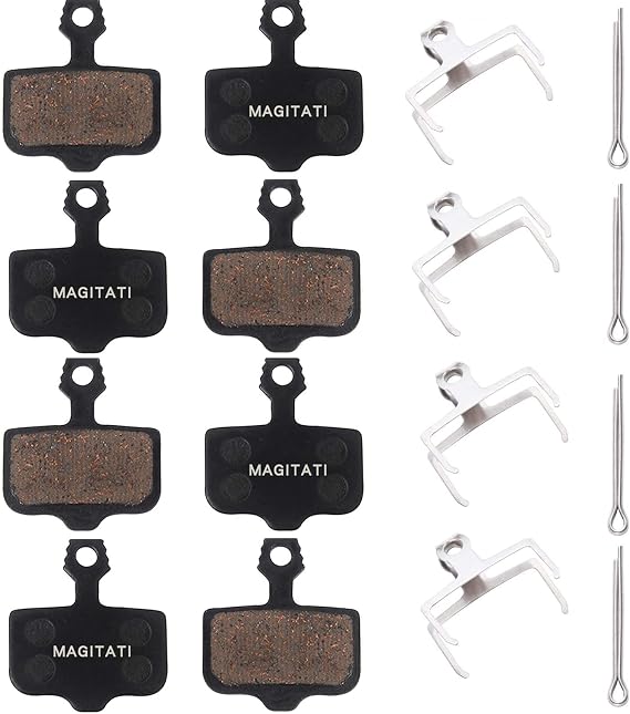 Semi-Metallic Bike Bicycle Disc Brake Pads Compatible with Sram Avid Elixir 1 3 5 7 9 R ER CR Mag Level TL T Sram XX X7 X9 XXWC DB1 DB3 DB5