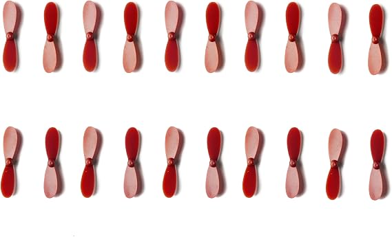 20 Spare Propellers for POWERUP 4.0 & 2.0 Paper Airplane Motor Kit Lancher | 20 Extra Durable Red Dual-Blade Propellers. Repair and Go. High Quality and Durability. Keep Your Flights Going. STEM Ready