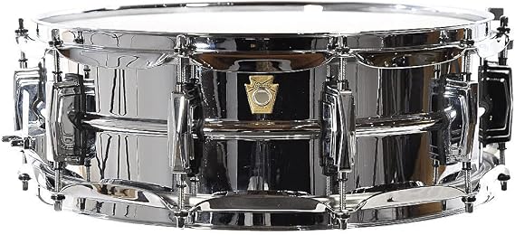 Ludwig LB400B Chrome-Over-Brass Snare Drum - 5 x 14-inch