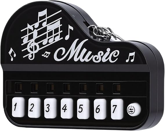 Portable Electronic Keyboard, Compact with 8 Keys, Mini Piano for Beginners, Travelers, and Music Practice on the Go
