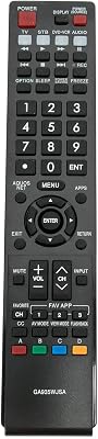 ALLIMITY GA935WJSA Replaced Remote Control Fit for Sharp AQUOS TV LC-40LE830U LC-40LE832U LC-40LE835U LC-46LE835U LC-52LE830U LC-52LE835U LC-60LE632U LC-60LE832U LC-60LE835U LC-70LE633U