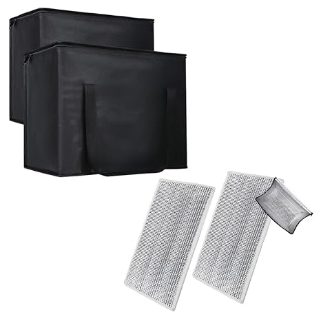 Bodaon 2PK Removable Hard Bottom for 16" W x 9" D Bag, X-Large Insulated Plate for Reusable Grocery Shopping Bags, Sturdy Supporter for Food Delivery Tote Cooler Bag, Catering for Doordash/Uber Eats