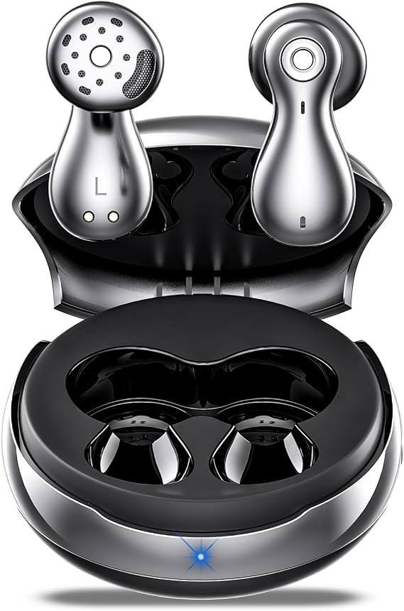 AI Language Translation Earbuds,Translator Earbuds Real Time,144 Languages Online Wireless Language Translator Earbuds, Two-Way Translator Device with APP for iOS for Android, Simultaneous Translating