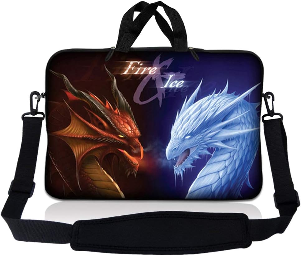 Laptop Skin Shop Neoprene Laptop Sleeve Bag Carrying Case with Handle and Adjustable Shoulder Strap Parent 2