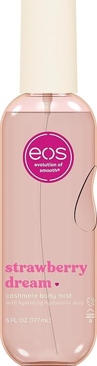 eos Cashmere Body Mist- Strawberry Dream, Body Spray for Women, 6 fl oz