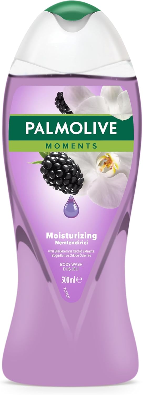 Palmolive Moments Moisturizing Bath and Shower Gel with Blackberry and Orchid Extracts 500 ml