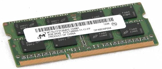 Micron MT16JTF51264HZ-1G6M1 4GB 2Rx8 PC3-12800s Memory Module