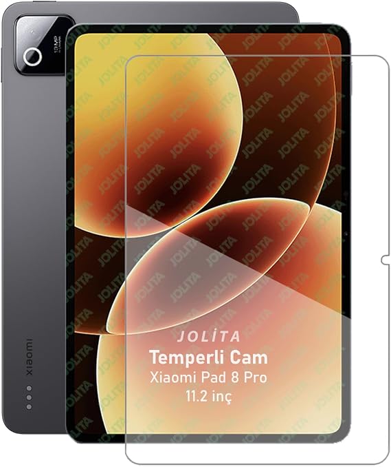 Jolita Xiaomi Pad 8 Pro 11.2 inç Temperli Ekran Koruyucu Kırılmaz Cam 2026 11" 11.2"