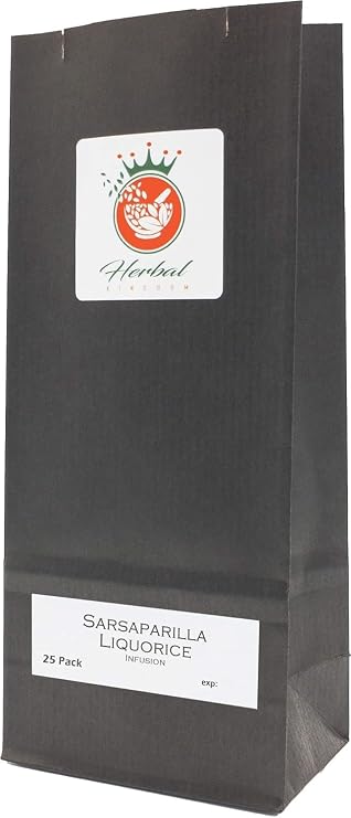 Sarsaparilla & Liquorice Tea Bags | Herbal Infusion | 25 Pack